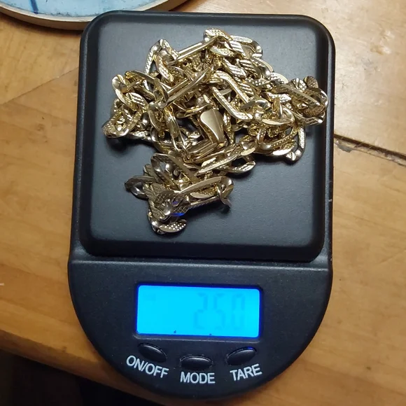 18k Gold Necklace and Bracelet
